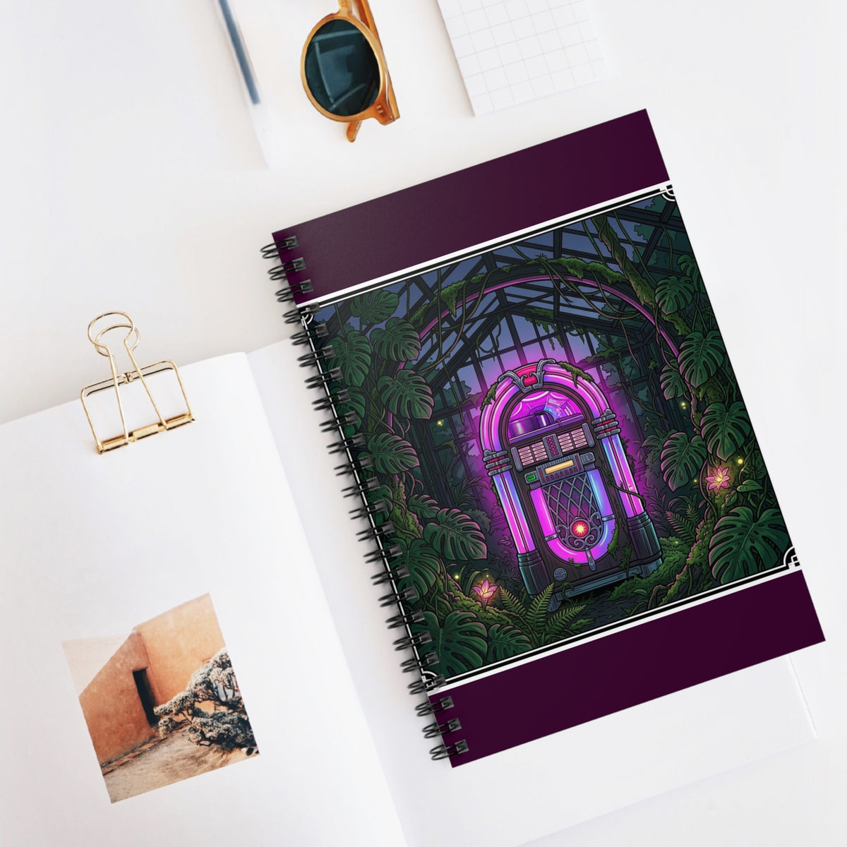 Jukebox Solarium | Spiral Bound Notebook