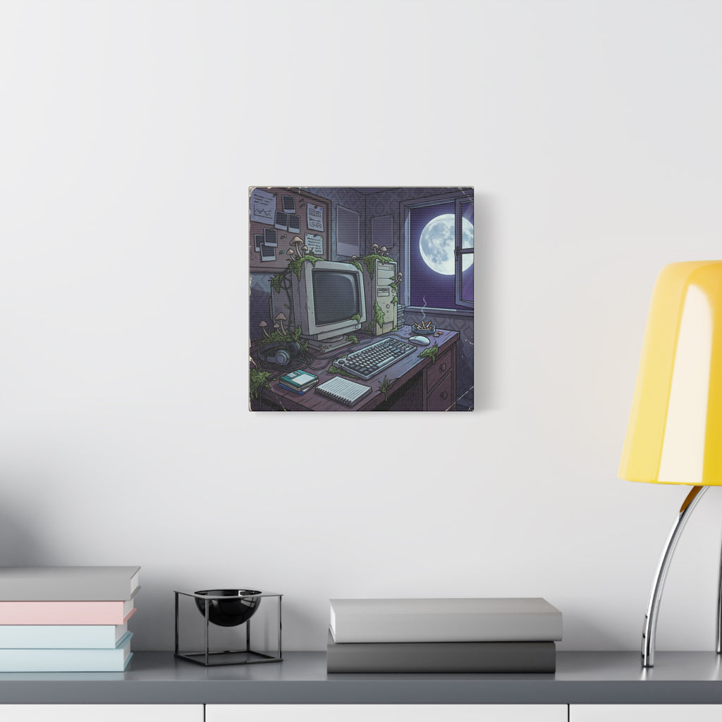 Midnight Terminal | Matte Canvas