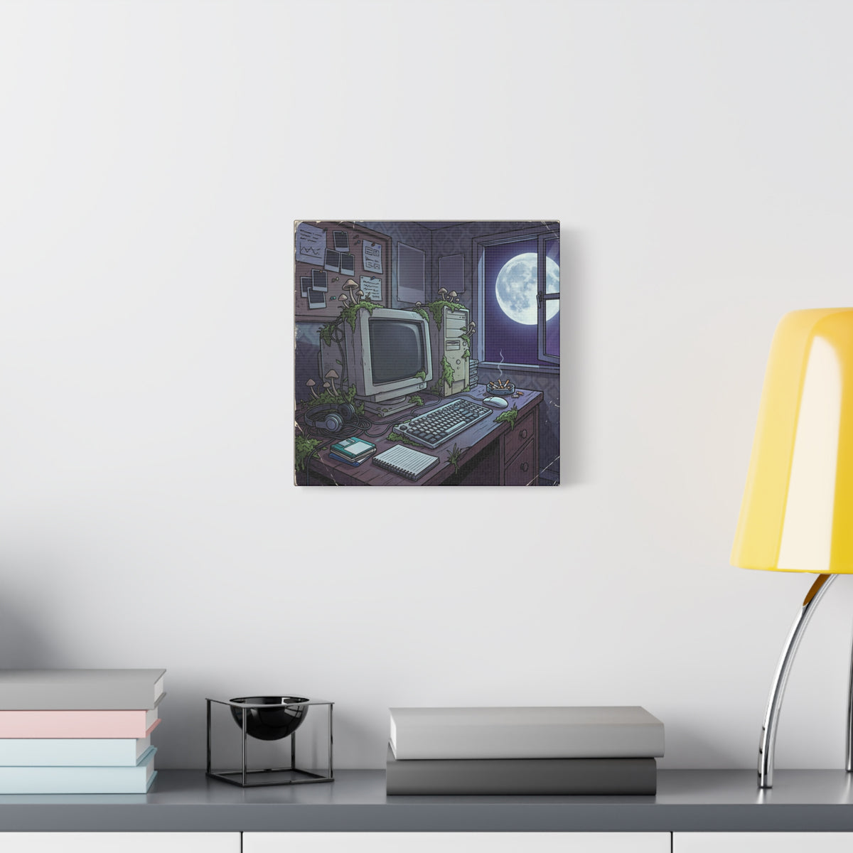 Midnight Terminal | Matte Canvas