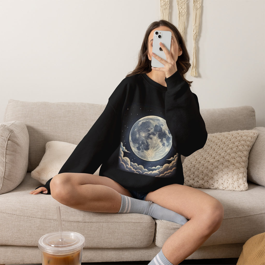Static Moon | Crewneck Sweatshirt