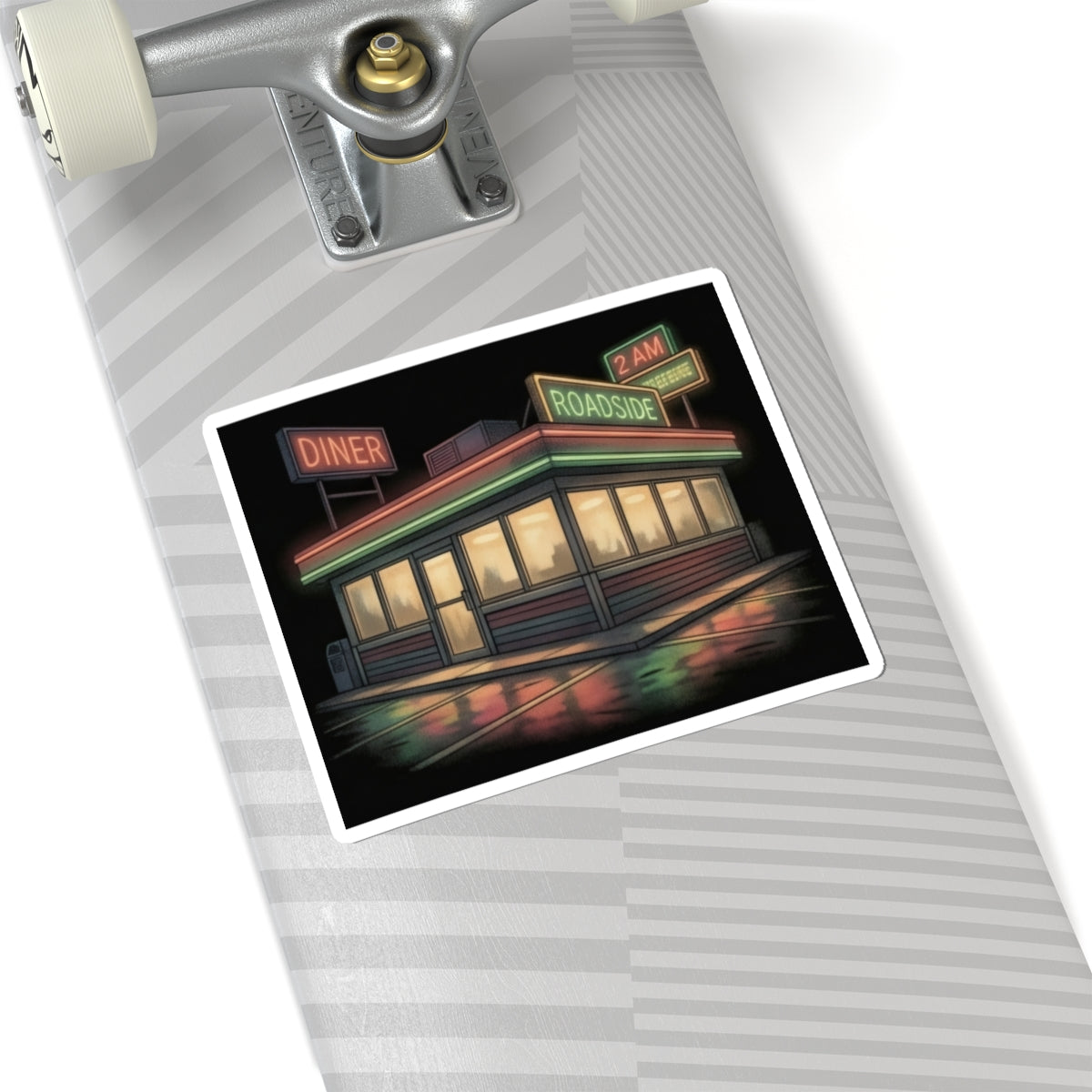 2 AM Roadside Diner | Kiss-Cut Sticker