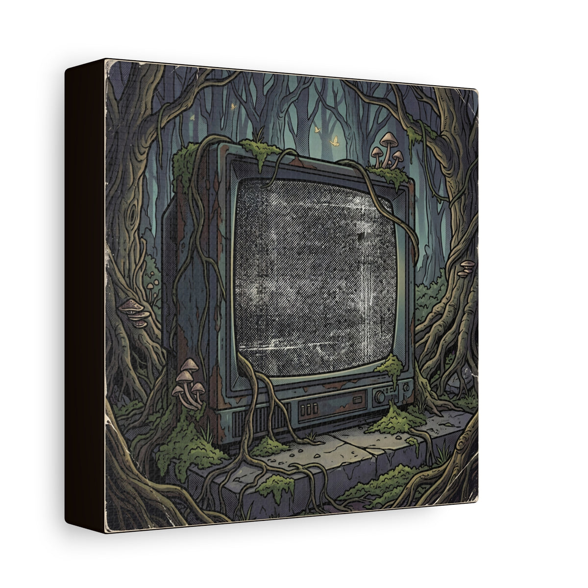 Forest Static | Matte Canvas