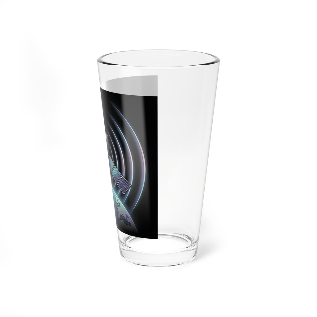 Analog Satellite | 16 oz Glass