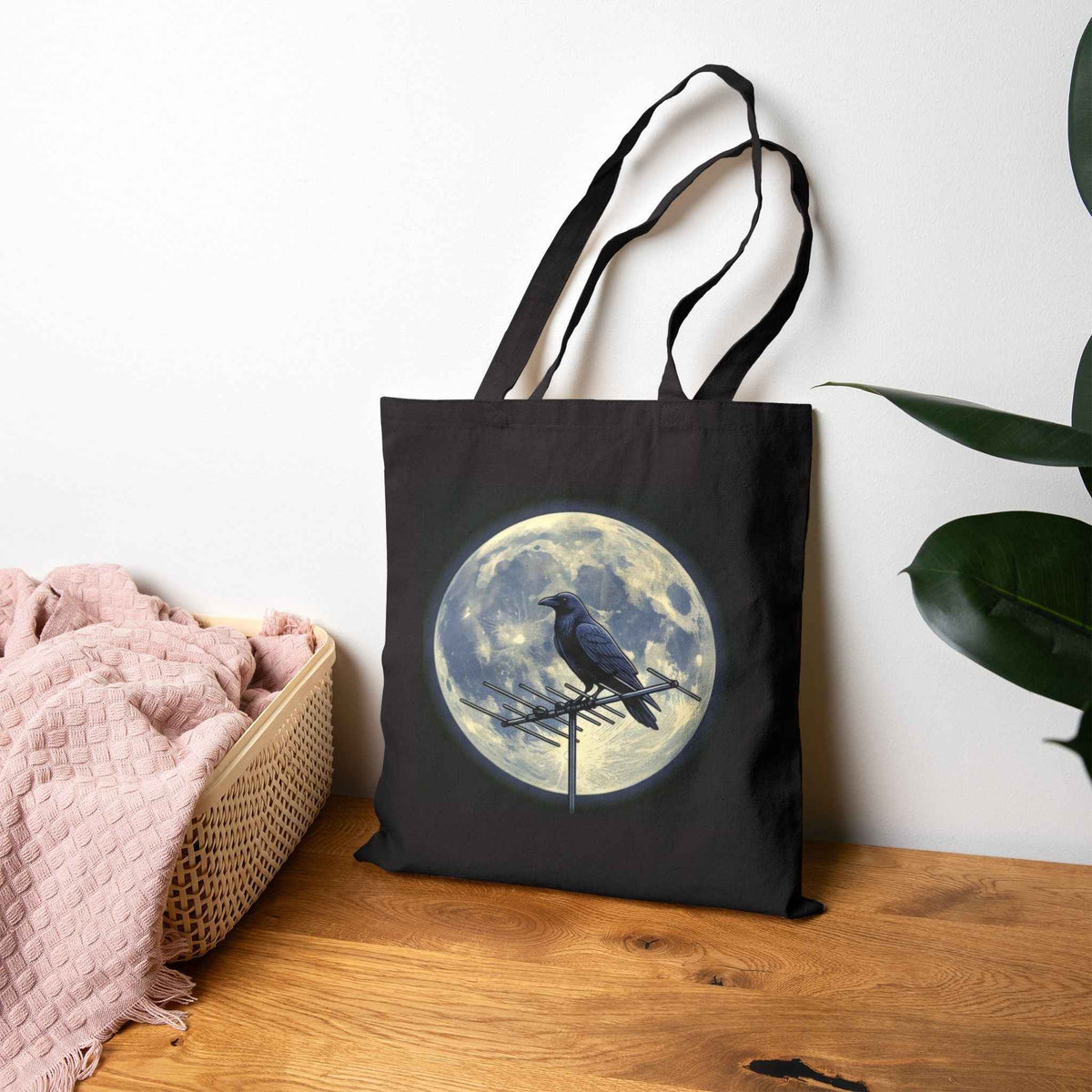 Crow on Antenna | Tote Bag