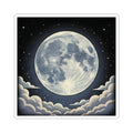 Static Moon | Kiss-Cut Sticker