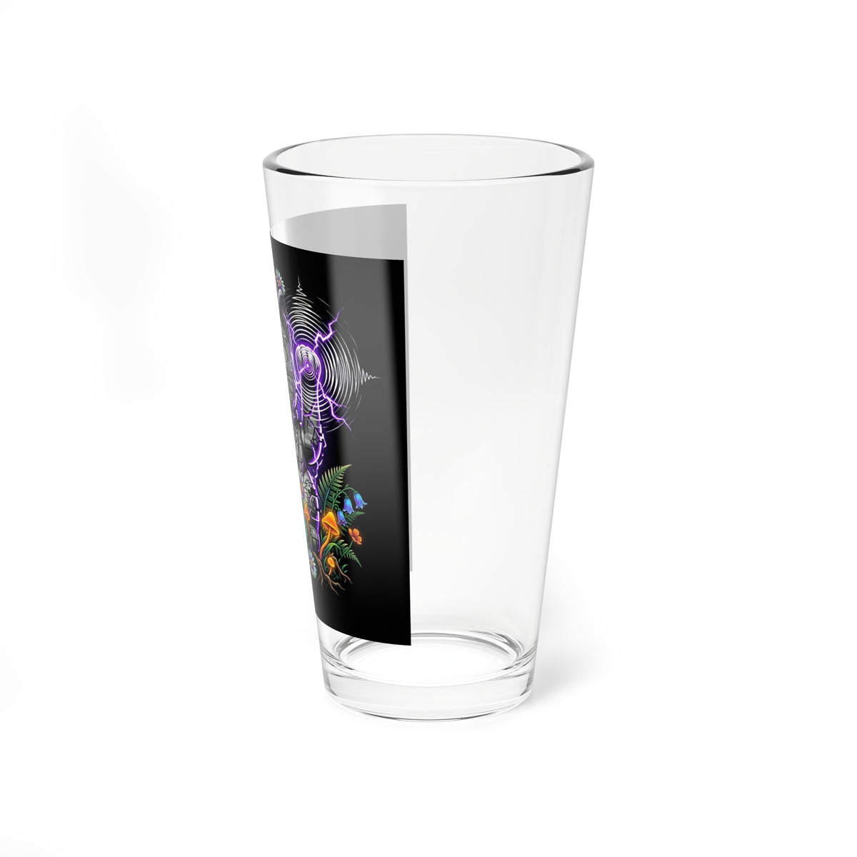 Kinetic Static Cat | 16oz Glass