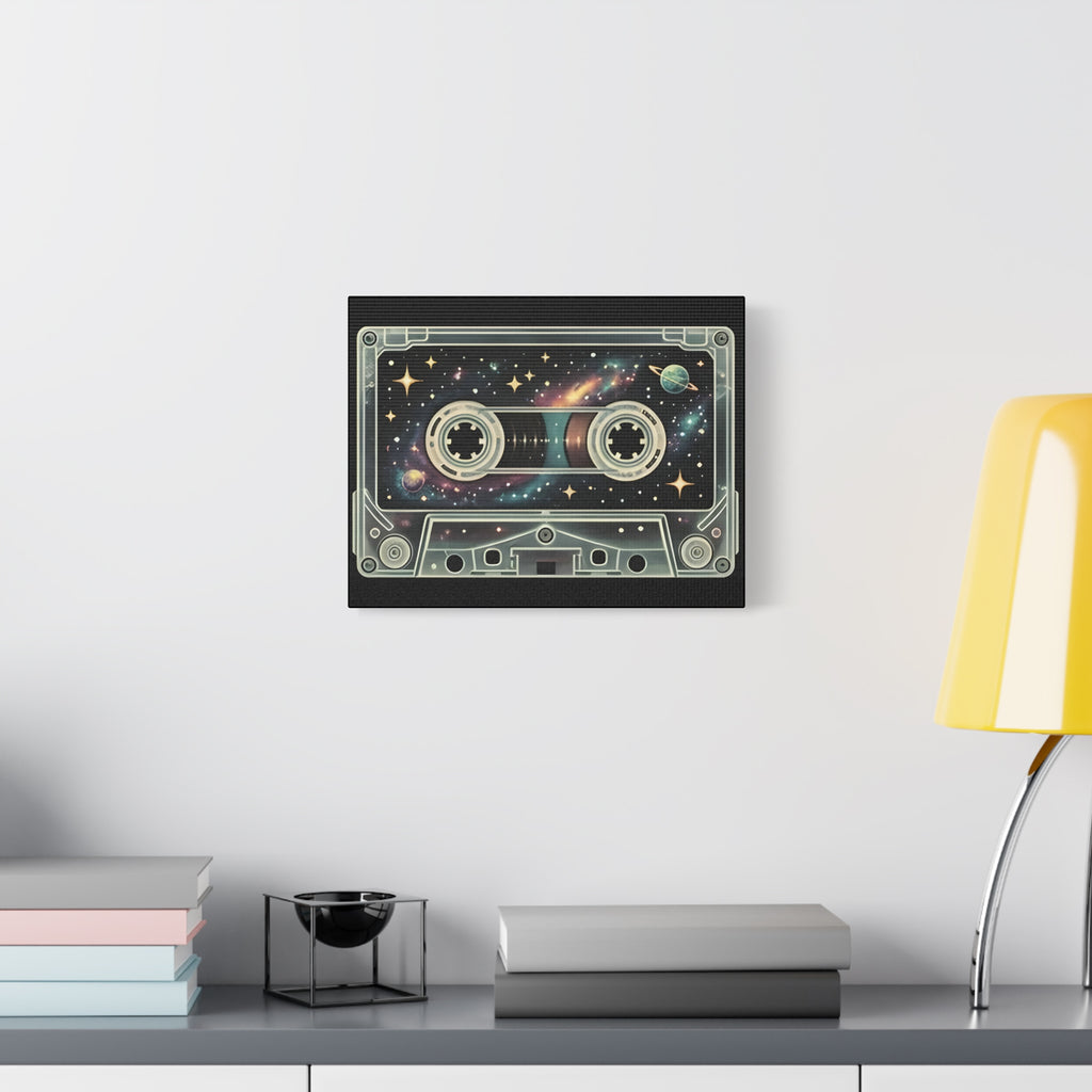 Galaxy Cassette Tape | Matte Canvas
