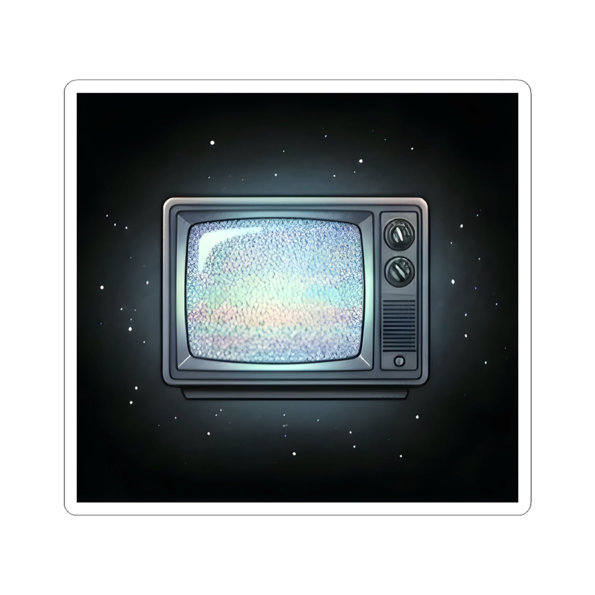 CRT Dreams | Kiss-Cut Vinyl, Vintage Television Decal