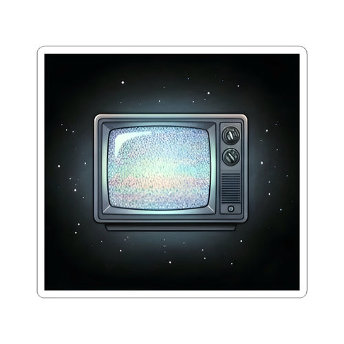 CRT Dreams | Kiss-Cut Vinyl, Vintage Television Decal