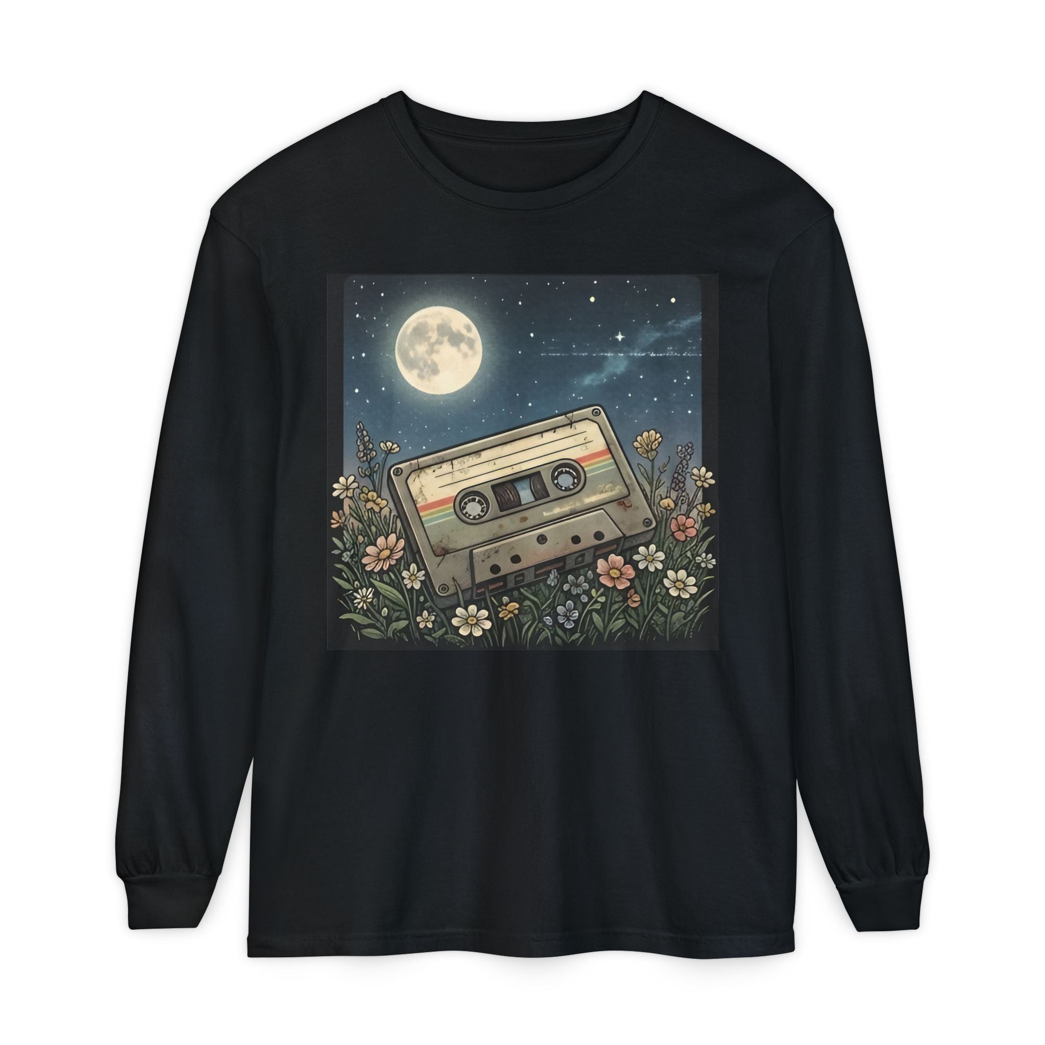 Cassette Moon | Long Sleeve Shirt