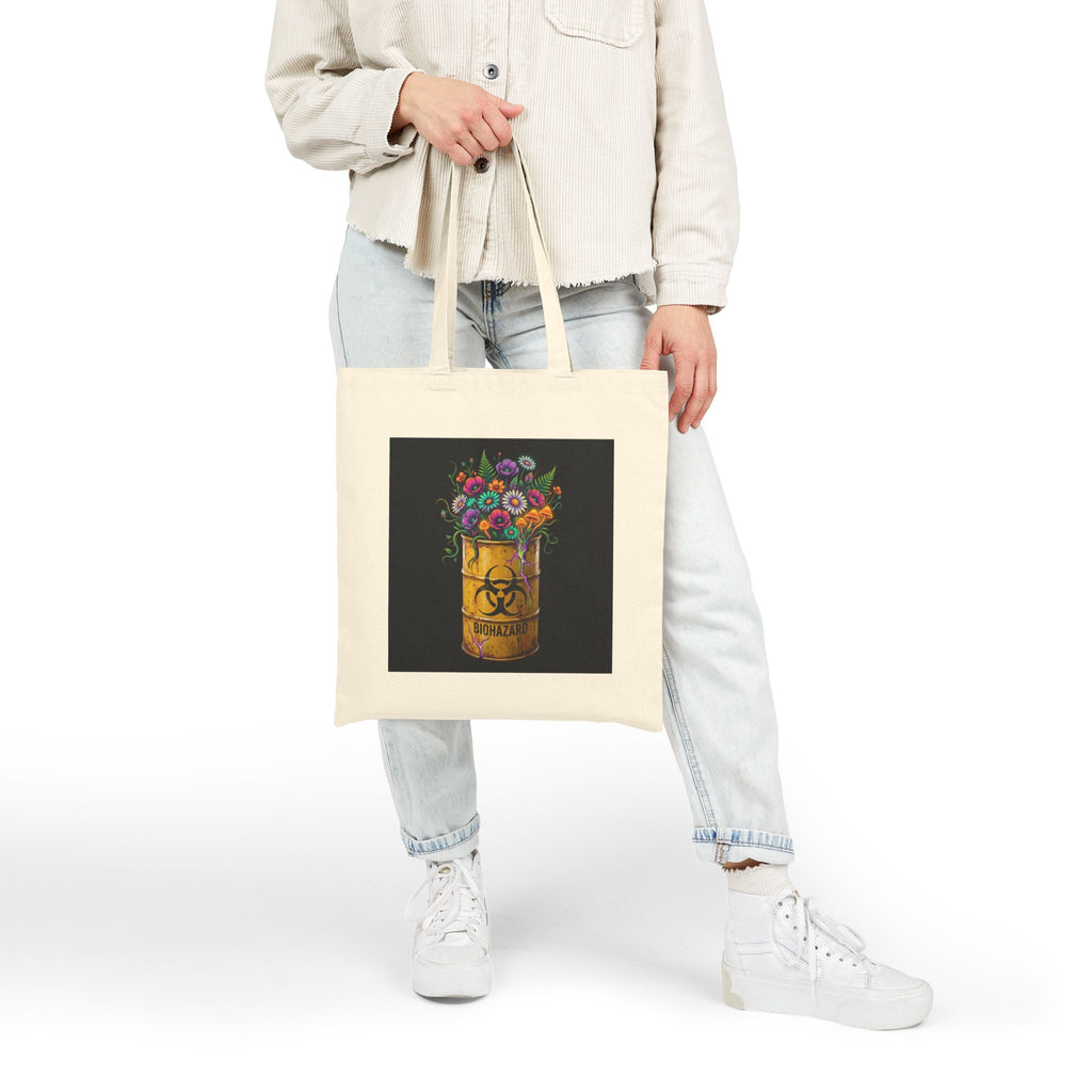 Biohazard Bloom | Canvas Tote Bag