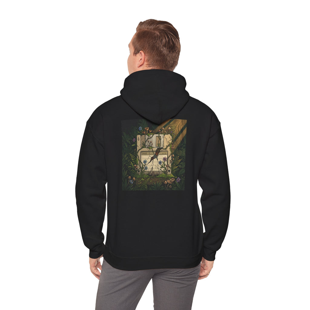 Saved Progress | Print on Back Hoodie