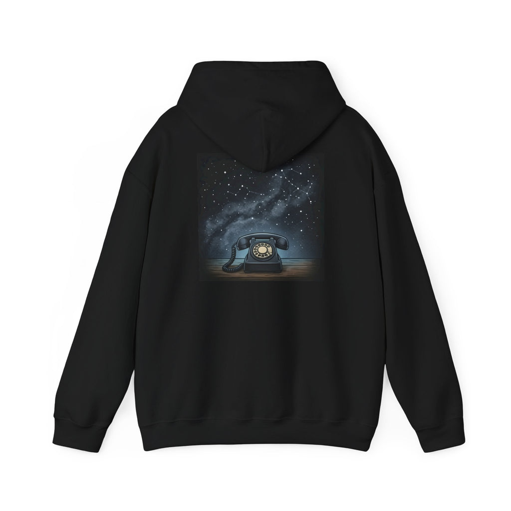 Rotary Telephone |Print on Back Hoodie