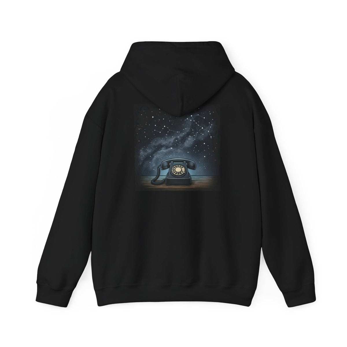 Rotary Telephone |Print on Back Hoodie