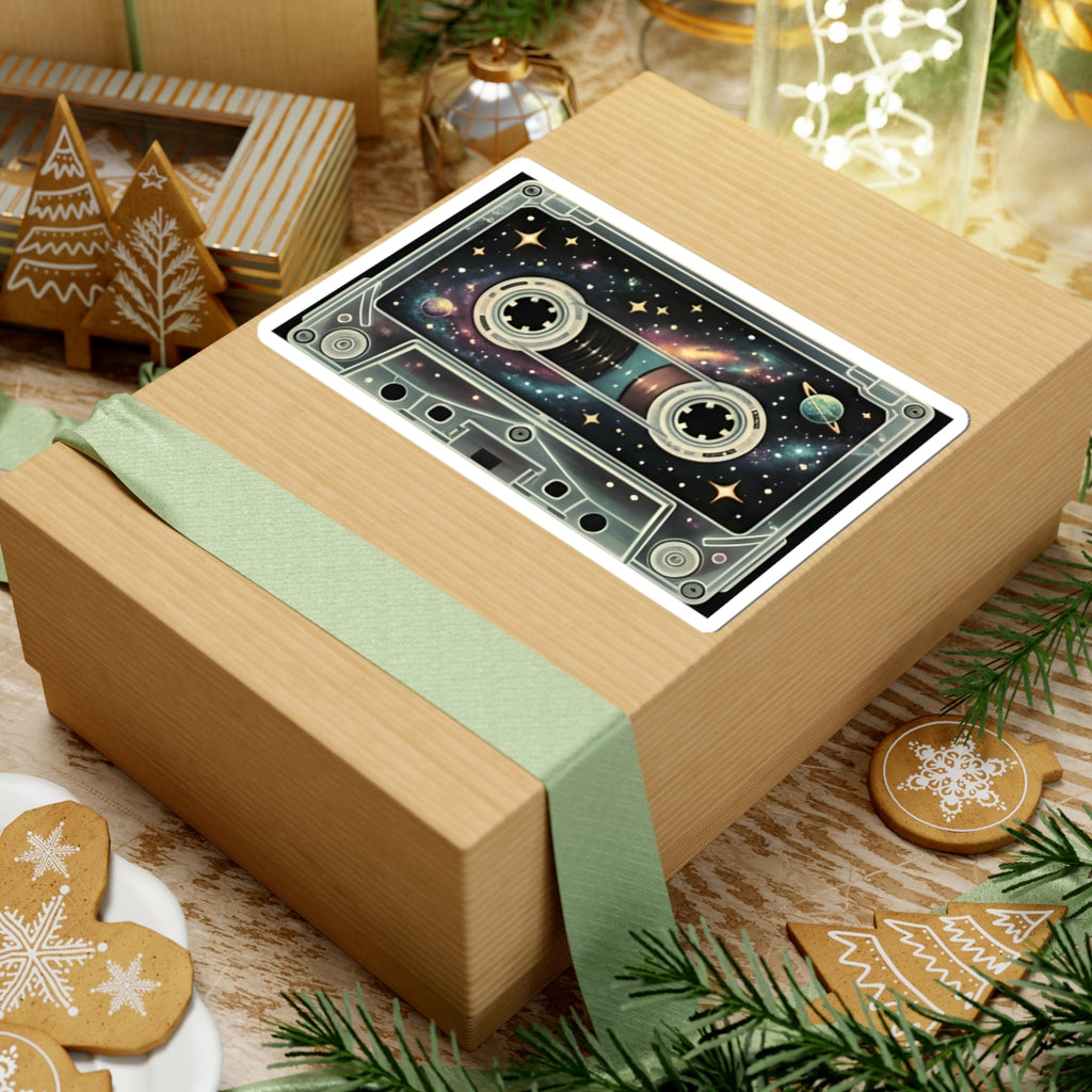 Galaxy Cassette Tape | Kiss-Cut Sticker