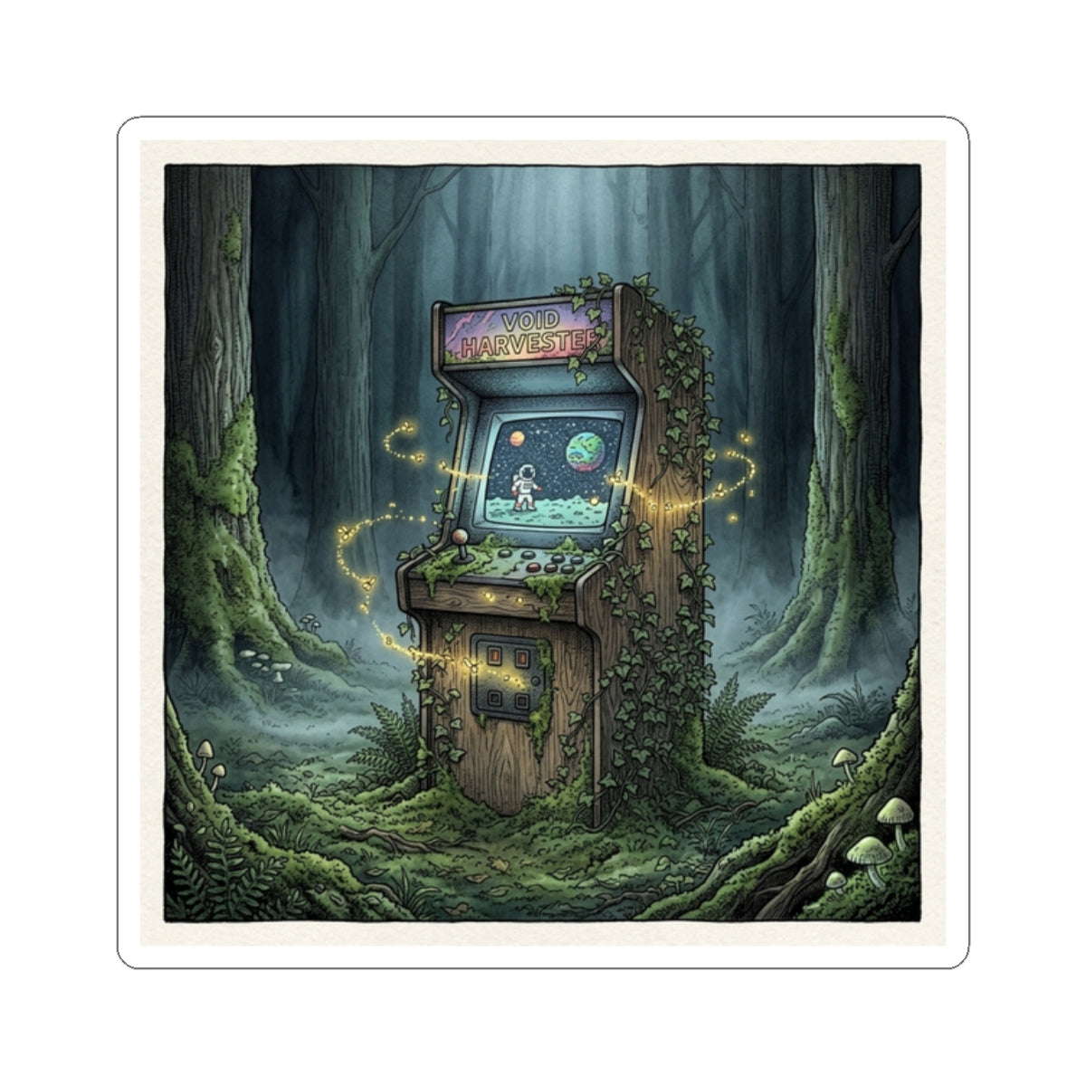 Nature Wins | Kiss-Cut Sticker