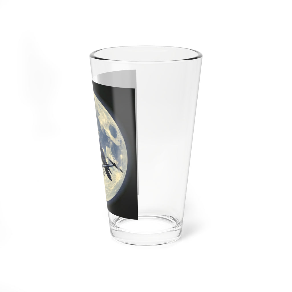 Crow on Antenna | 16 oz Glass