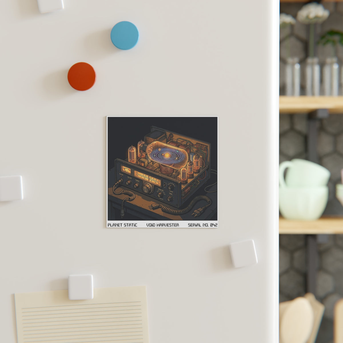 Void Harvester | Square Fridge Magnet