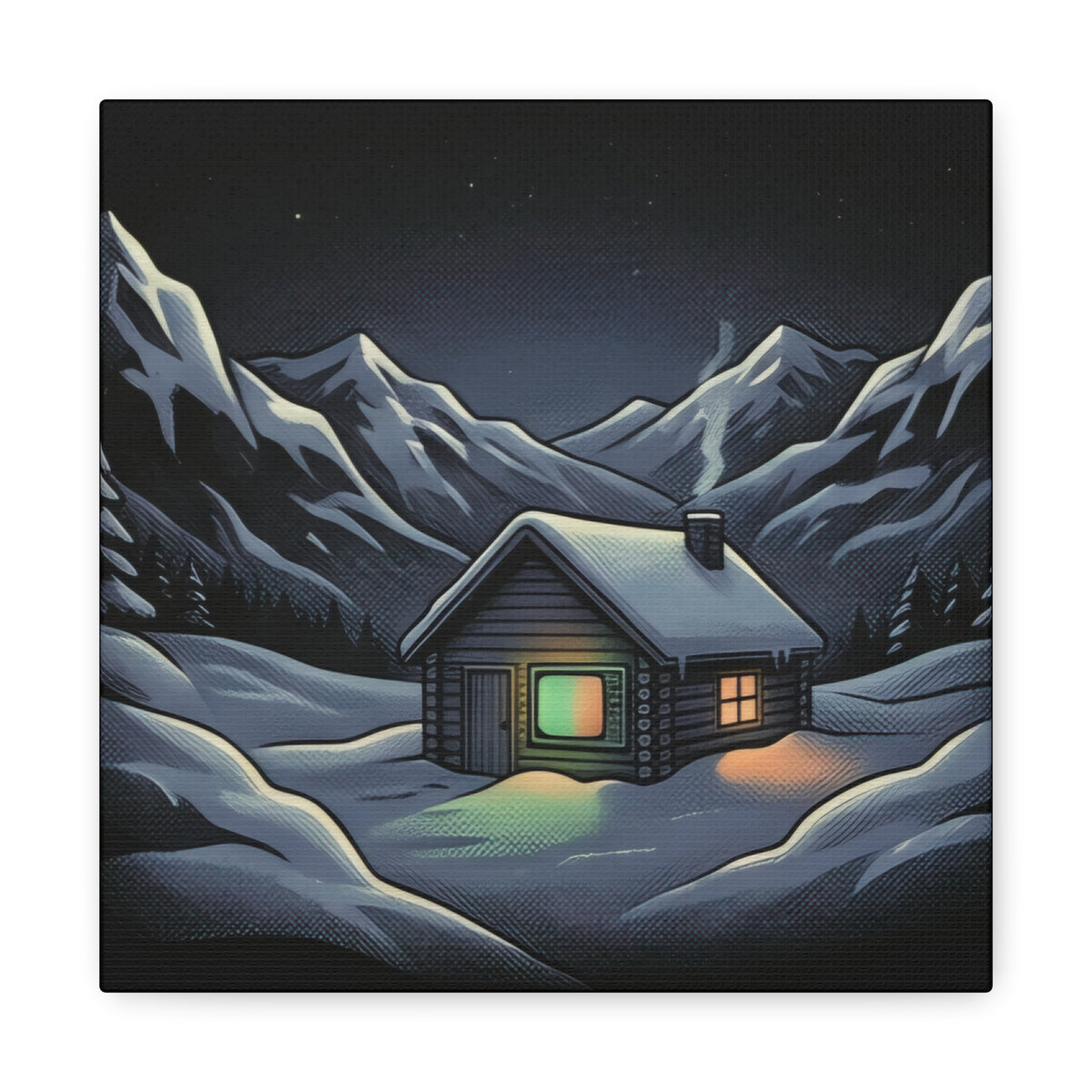 Static Cabin | Matte Canvas
