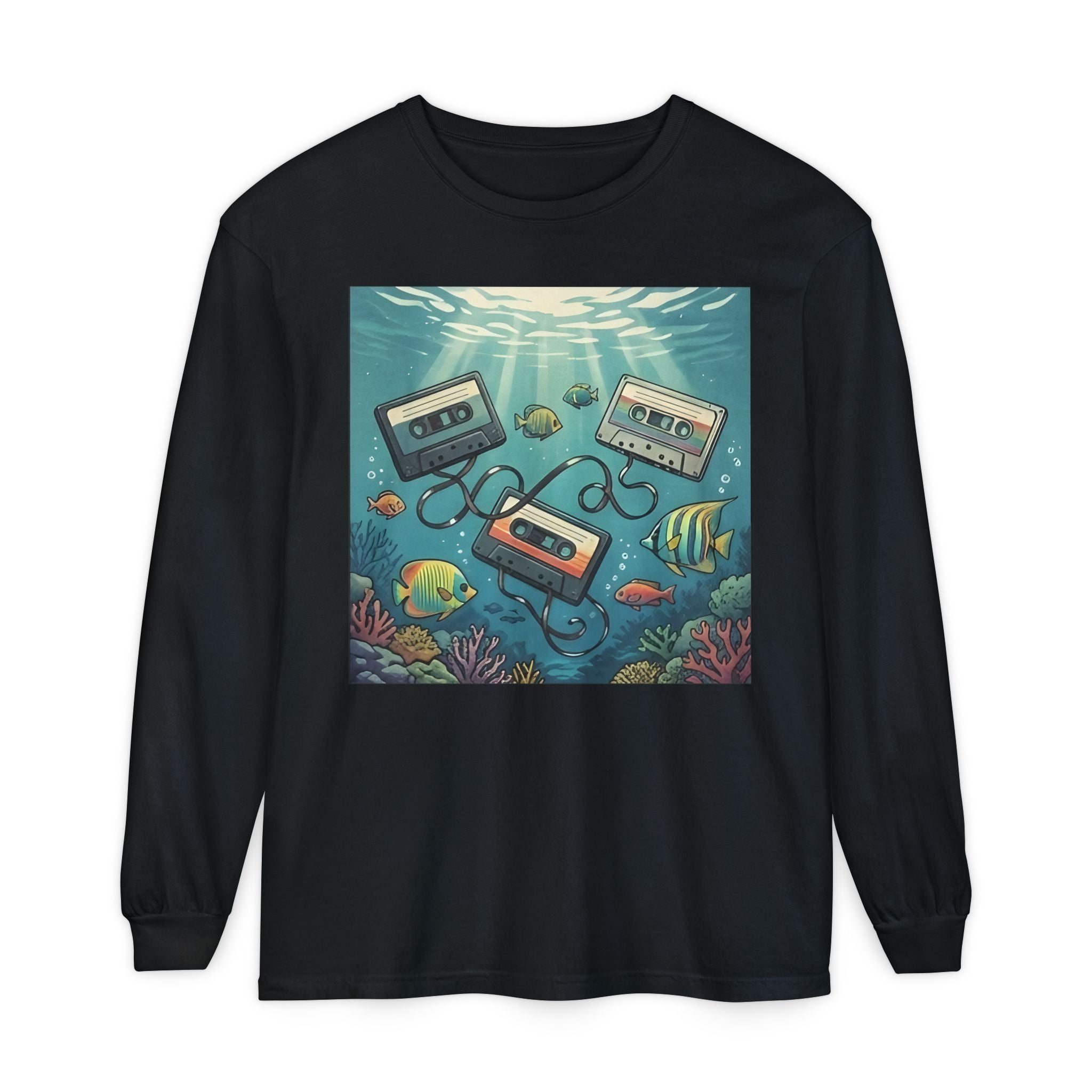 Underwater Cassette Tapes | Long Sleeve Shirt