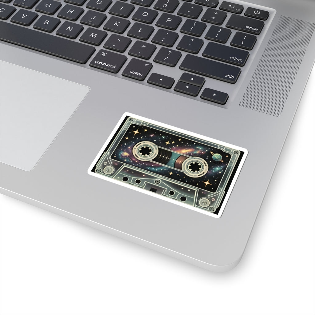 Galaxy Cassette Tape | Kiss-Cut Sticker