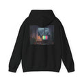 Rainy Night Broadcast | Print on Back Hoodie