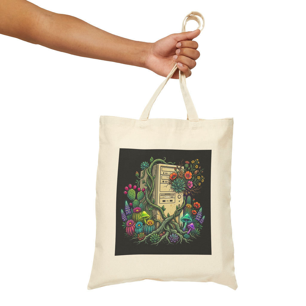Flower Tower | Canvas Tote Bag