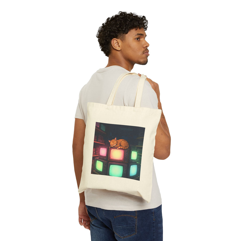 Warm Static | Canvas Tote Bag