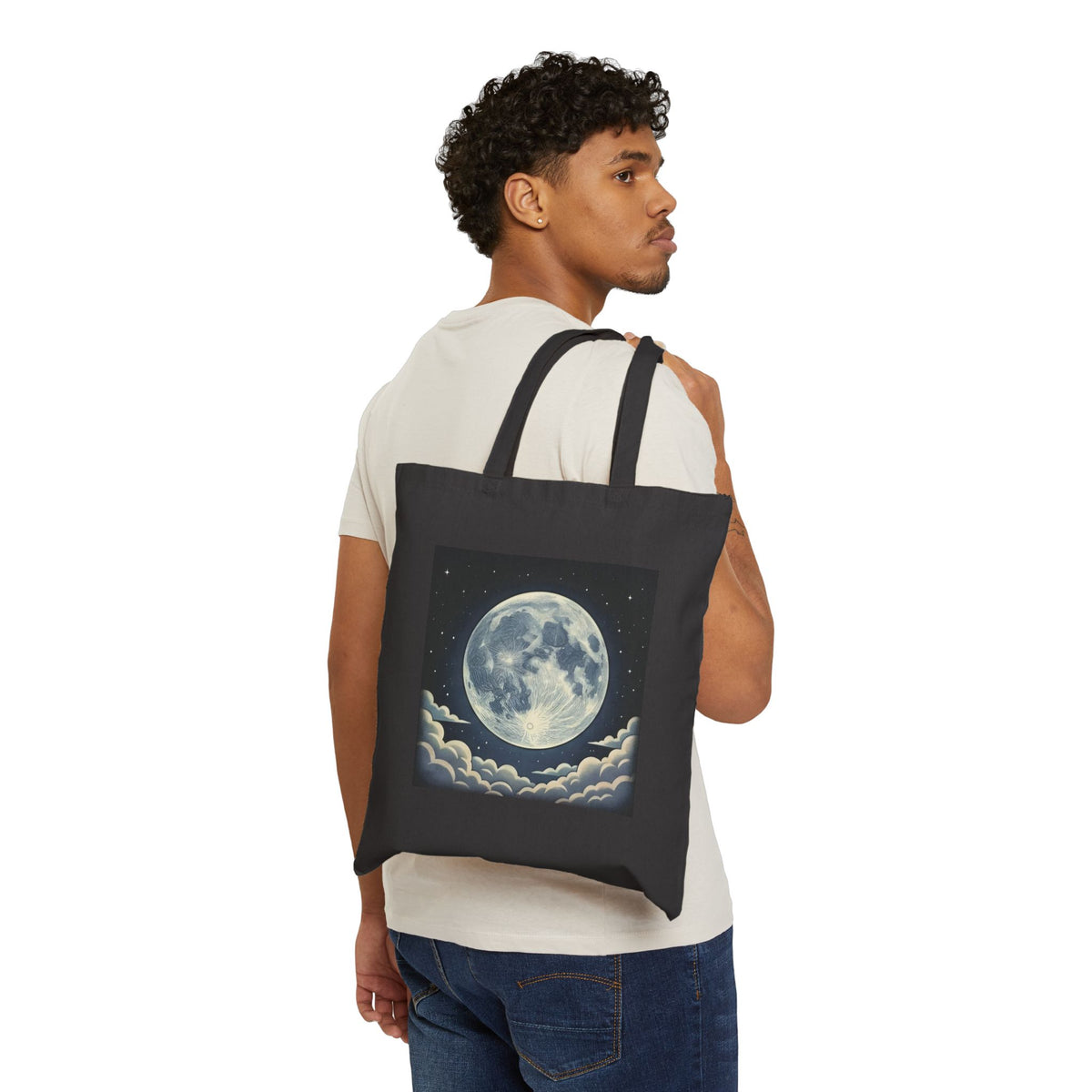 Static Moon | Tote Bag