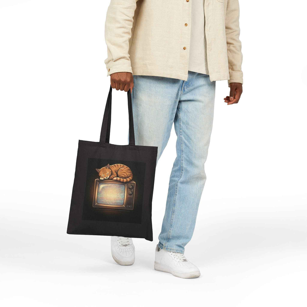 CRT TV Cat | Tote Bag