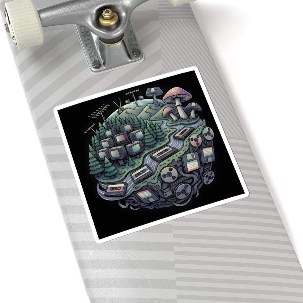 Planet Static | Kiss-Cut Sticker