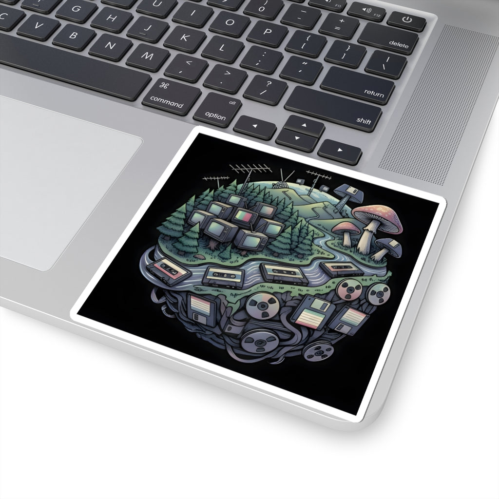 Planet Static | Kiss-Cut Sticker