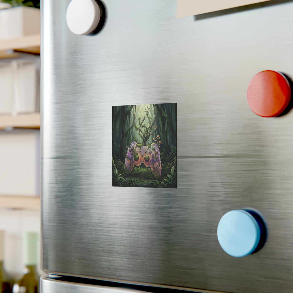 Rooted Control | Square Fridge Magnet