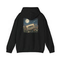 Cassette Moon | Print on Back Hoodie