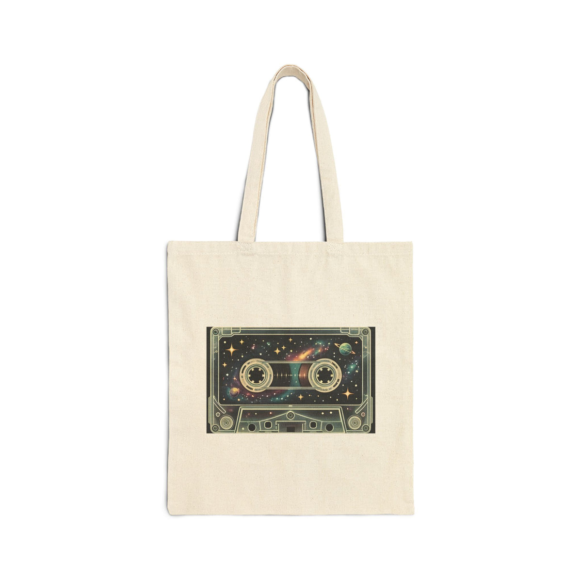 Galaxy Cassette Tape | Canvas Tote Bag