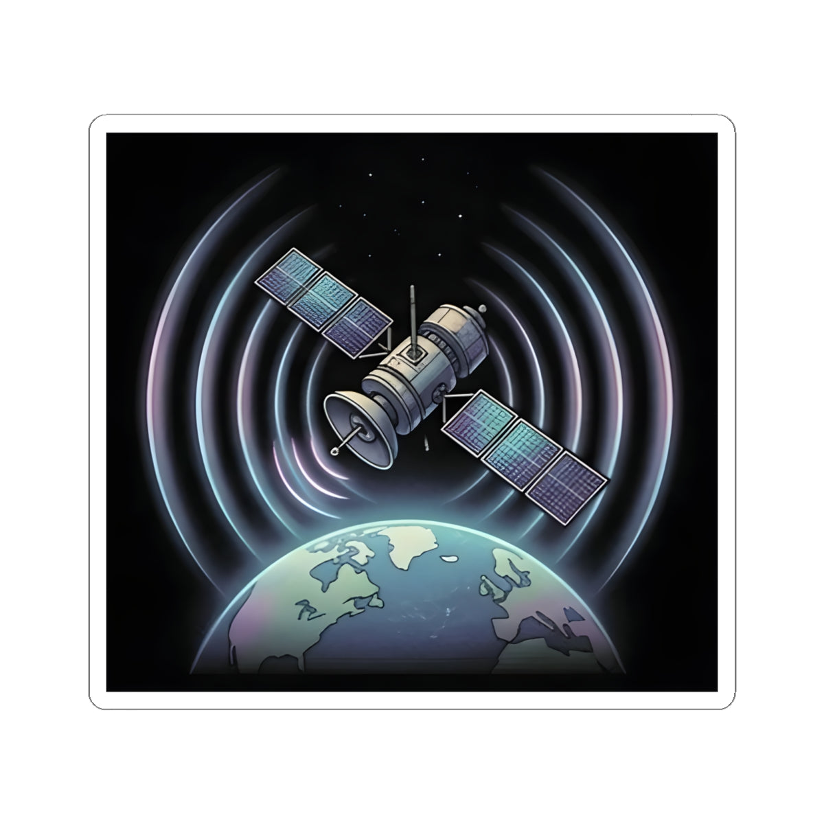 Analog Satellite | Kiss-Cut Sticker