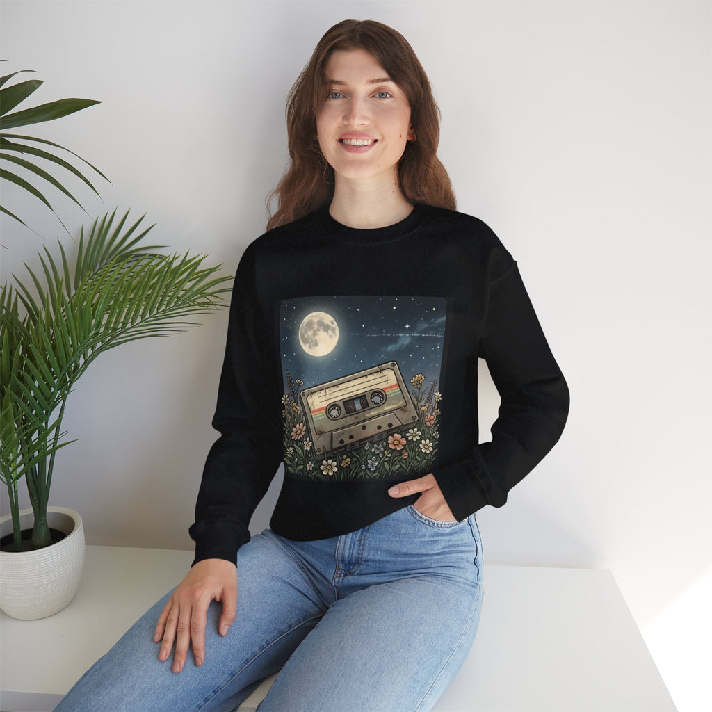 Cassette Moon | Crewneck Sweatshirt