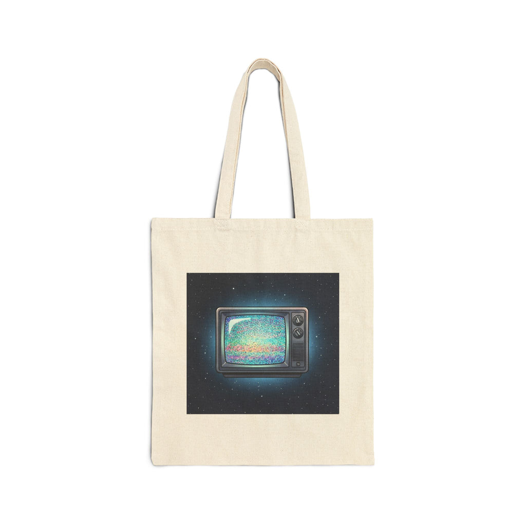 Deep Space Static | Canvas Tote Bag