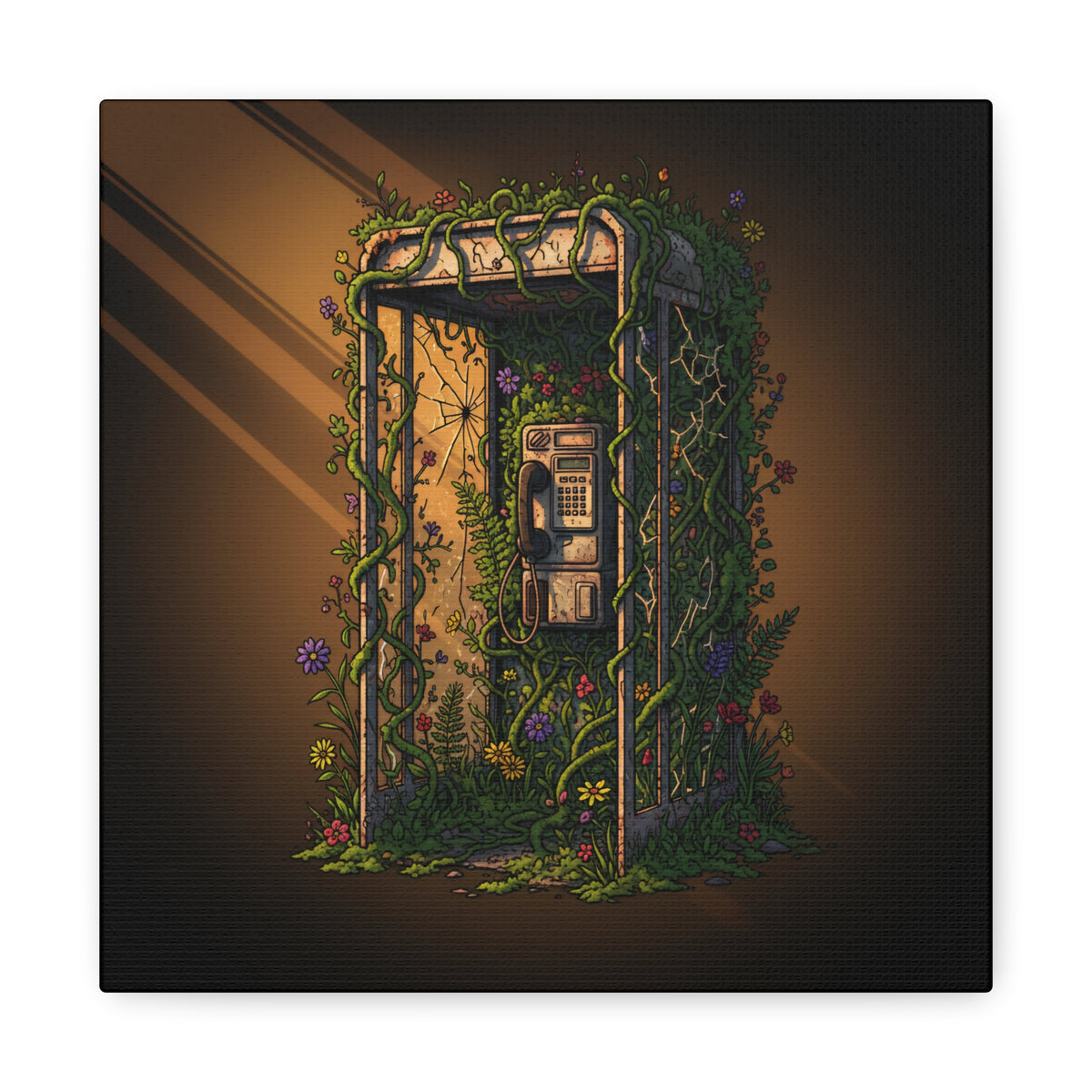 Overgrown Signal | Matte Canvas