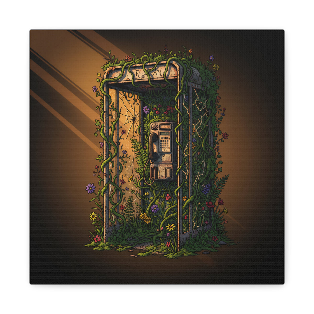 Overgrown Signal | Matte Canvas