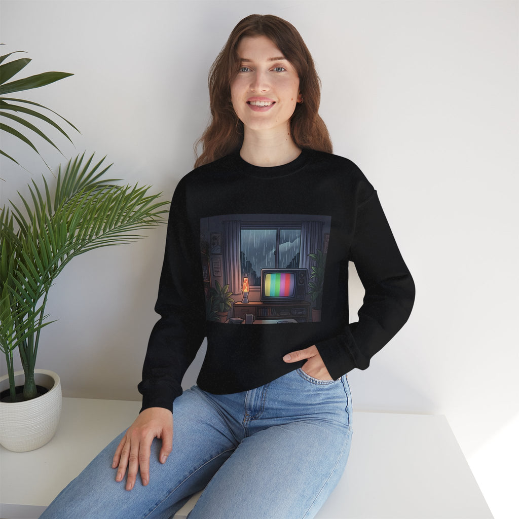 Rainy Night Broadcast | Crewneck Sweatshirt
