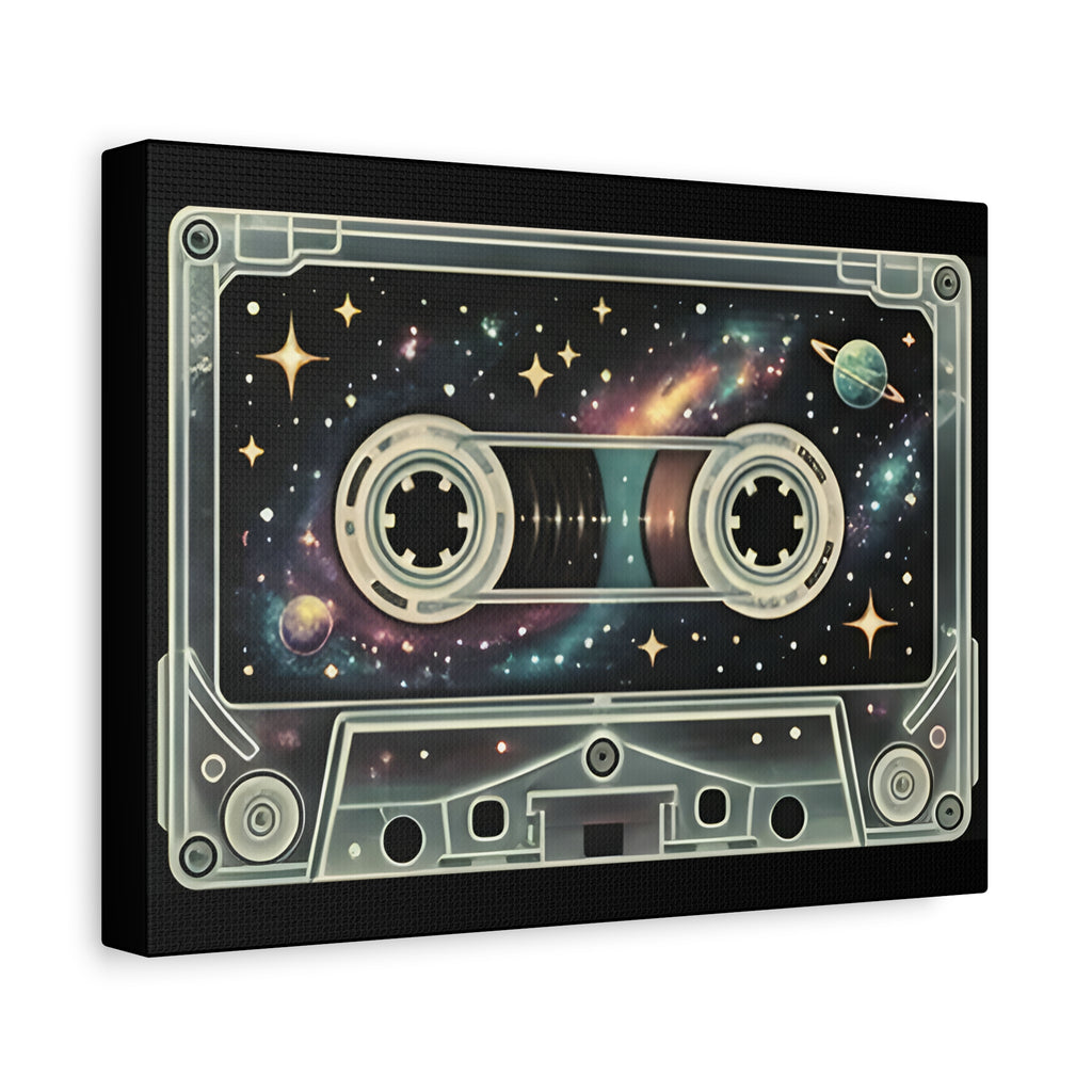 Galaxy Cassette Tape | Matte Canvas