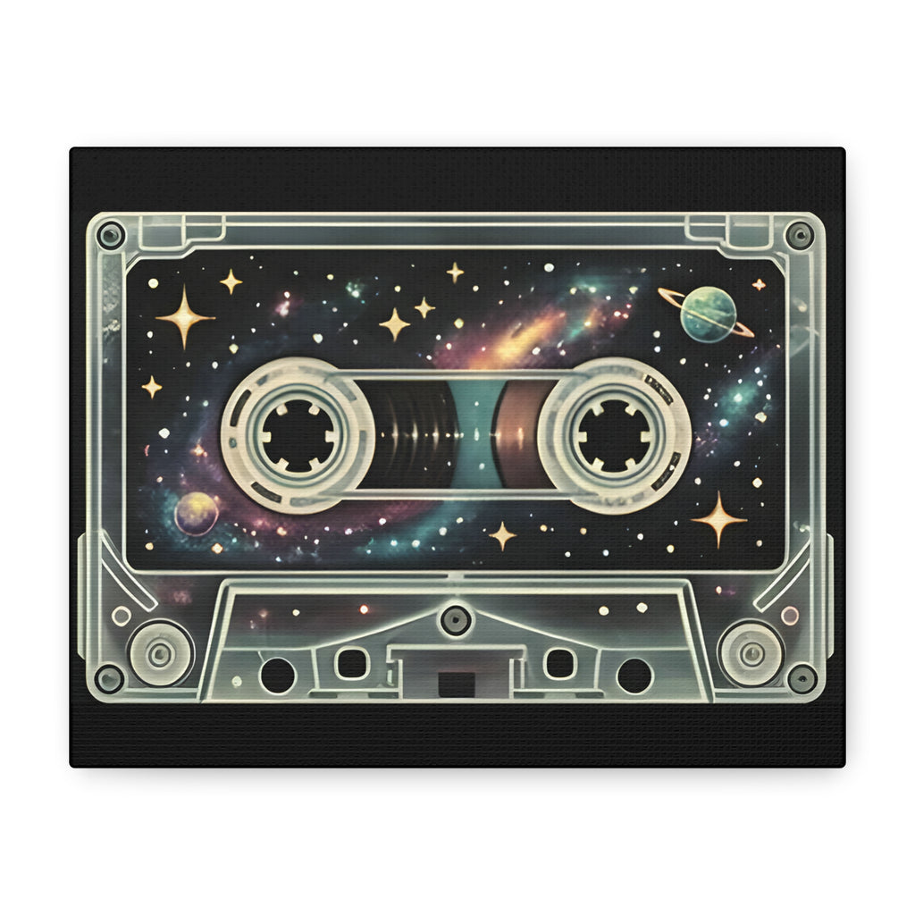 Galaxy Cassette Tape | Matte Canvas