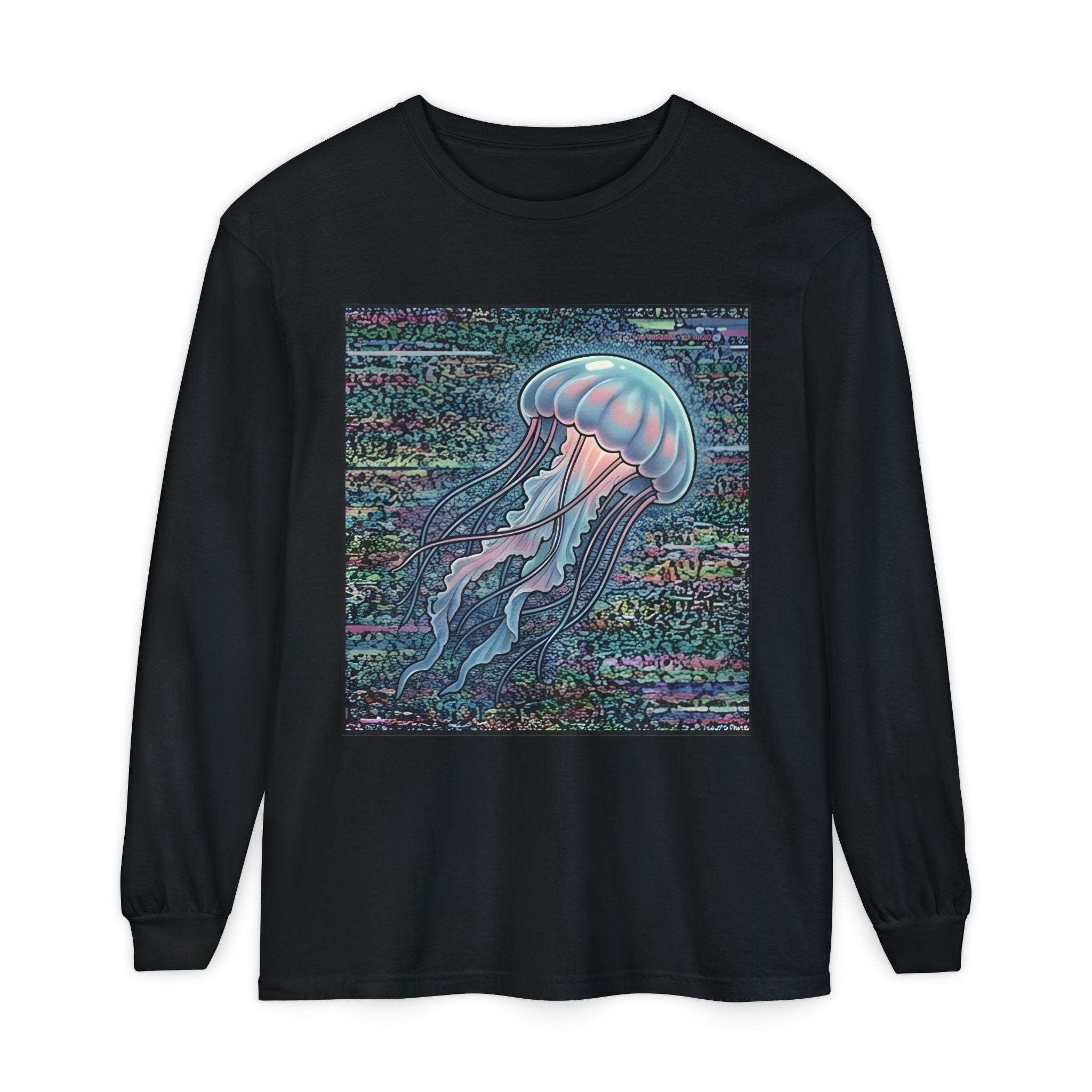 Glitched Jellyfish | Long Sleeve Shirt