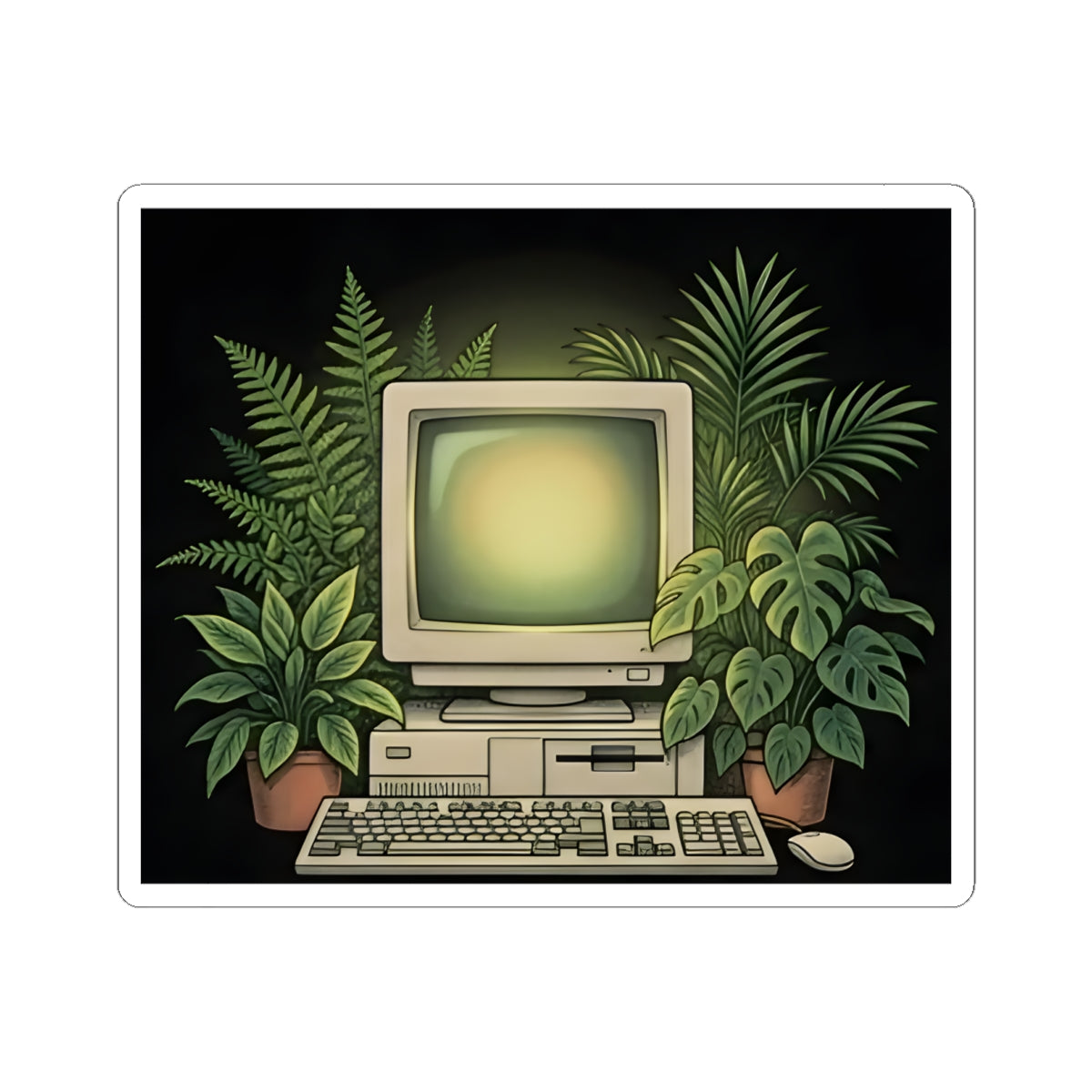 Computer Garden | Kiss-Cut Sticker