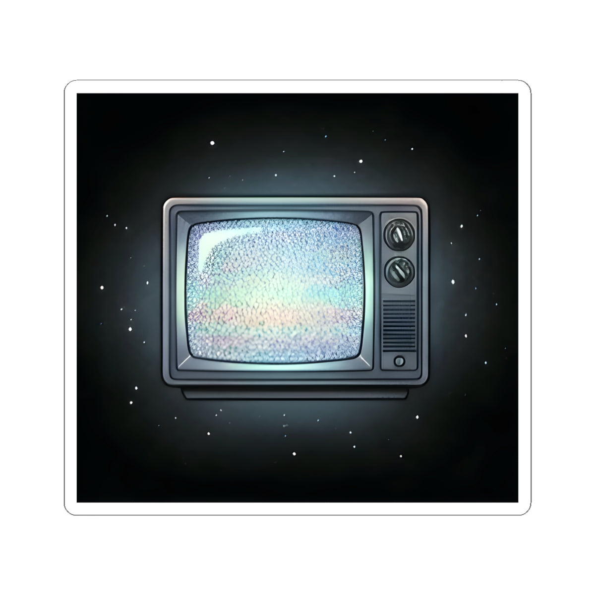 CRT Dreams | Kiss-Cut Vinyl, Vintage Television Decal