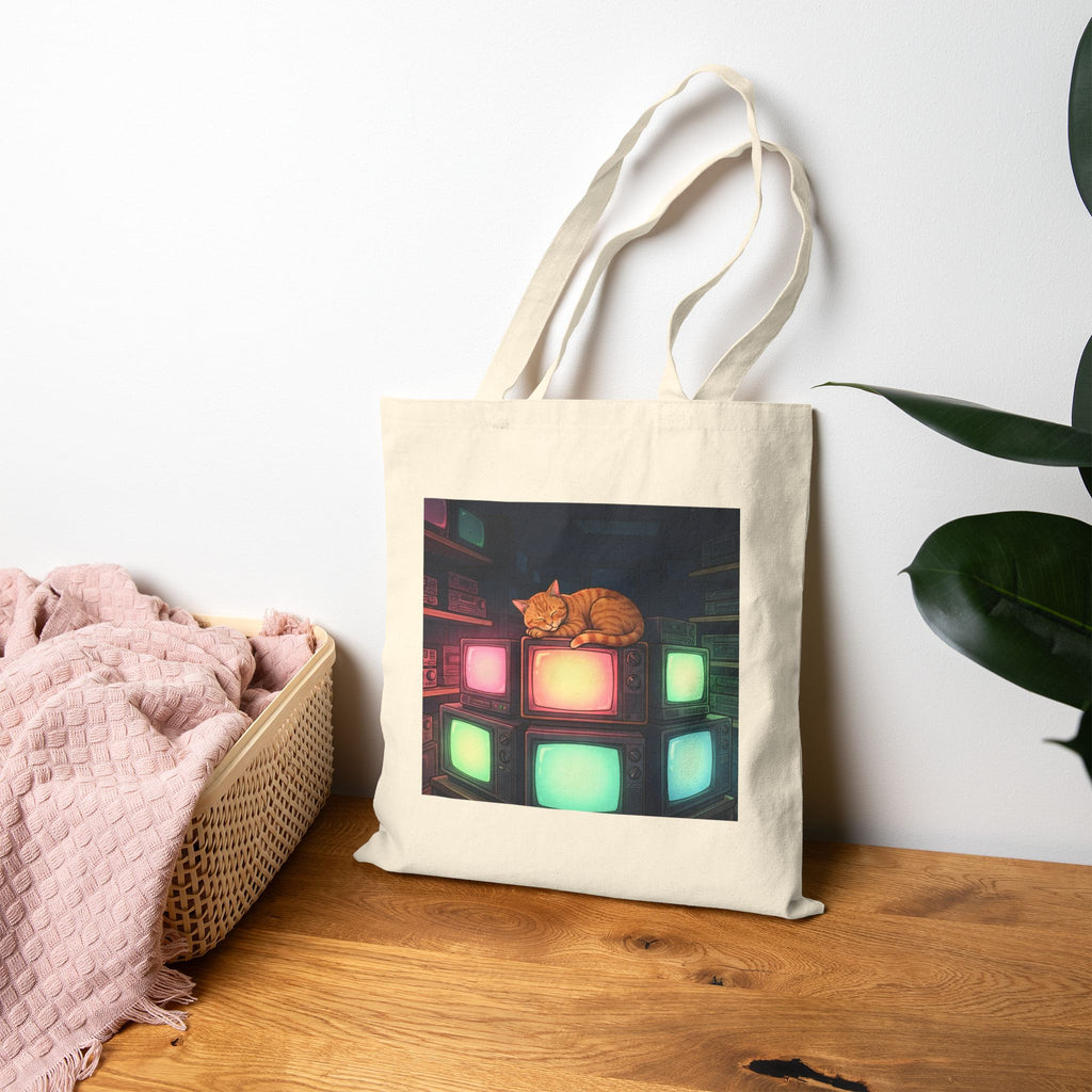 Warm Static | Canvas Tote Bag