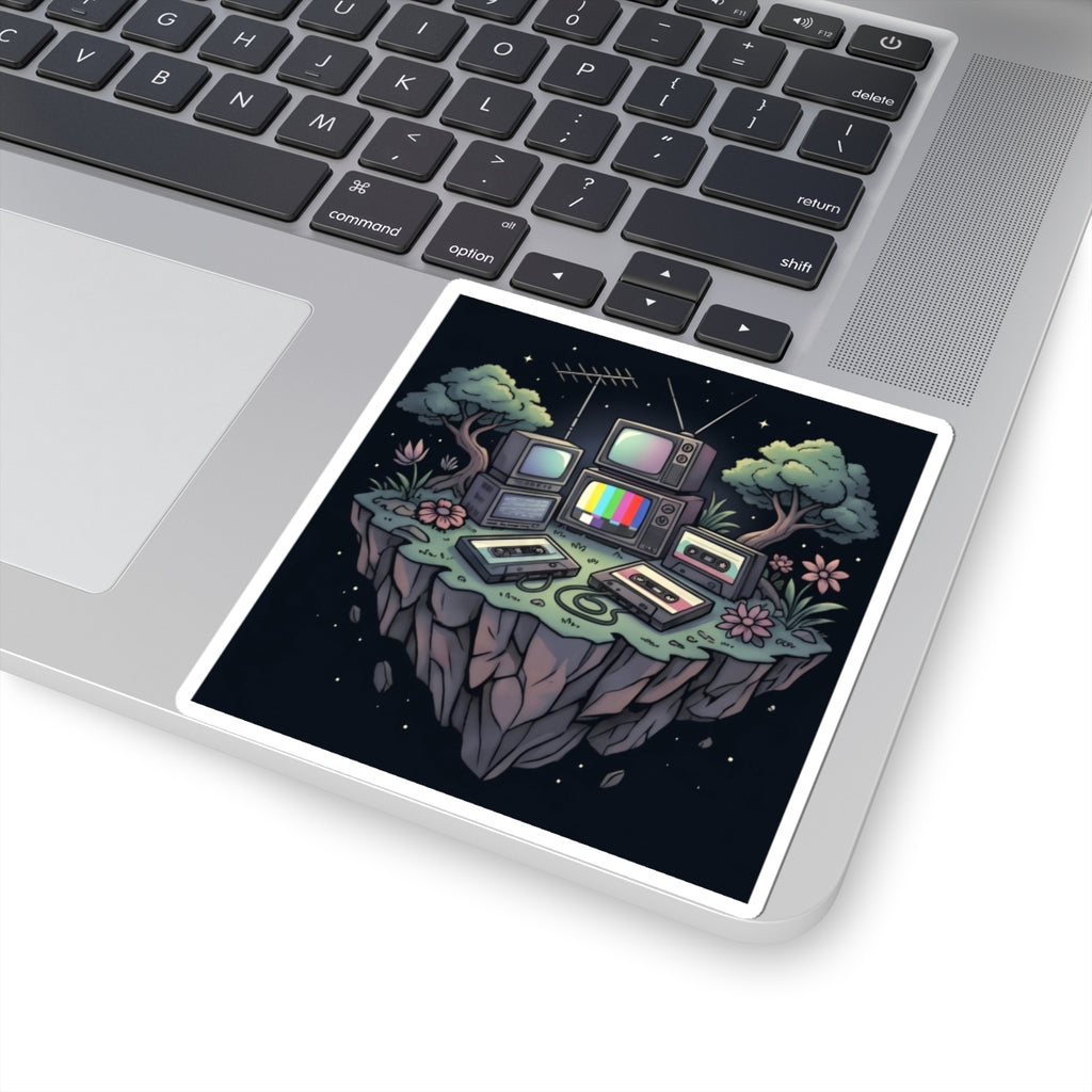 Floating Island | Kiss-Cut Sticker