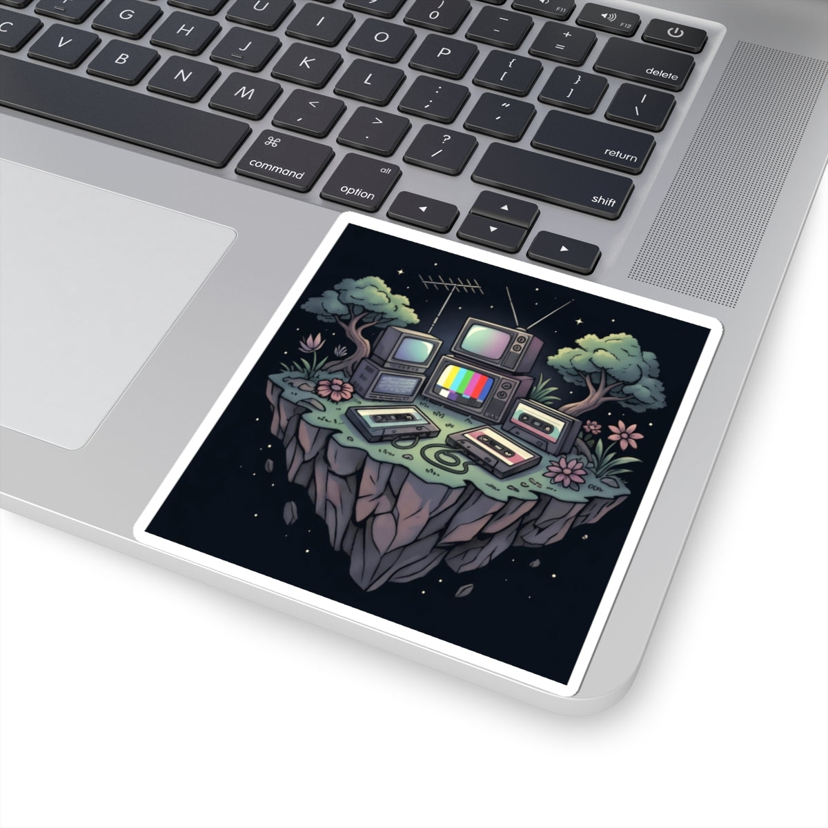 Floating Island | Kiss-Cut Sticker