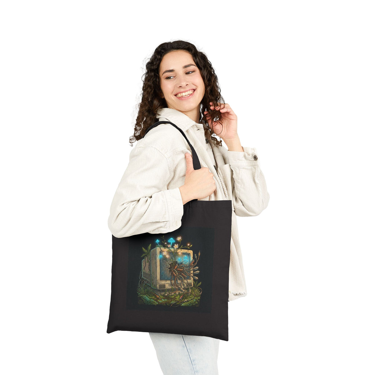 Filament Bloom | Canvas Tote Bag